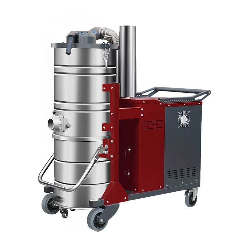昌吉坦洁380V 双桶手动反吹工业吸尘器X8系列